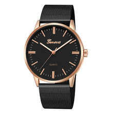 Load image into Gallery viewer, Fashion ladies Wristwatch stainless steel mesh strap quartz watch simple casual Wristwatch exquisite Wristwatch